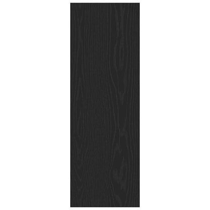 vidaXL Wall TV Cabinet Black Oak 30.5 x 30 x 90 cm Engineered Wood