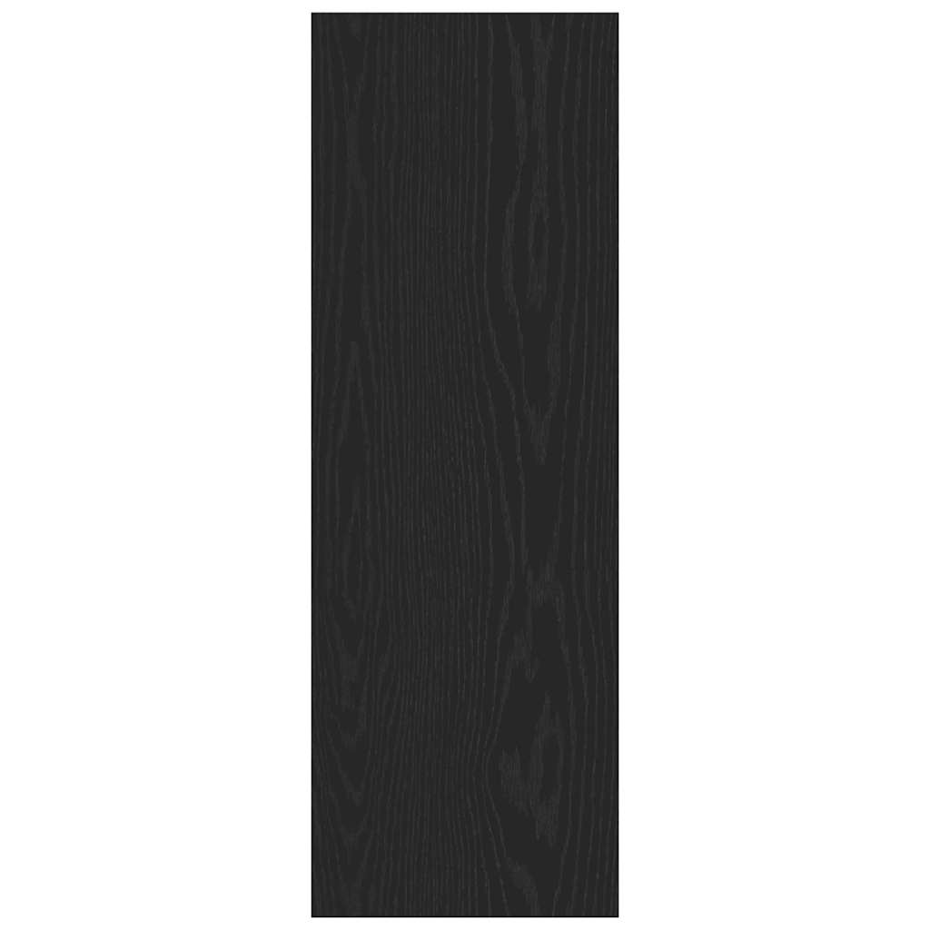 vidaXL Wall TV Cabinet 2 pcs Black Oak 30.5 x 28.5 x 90 cm