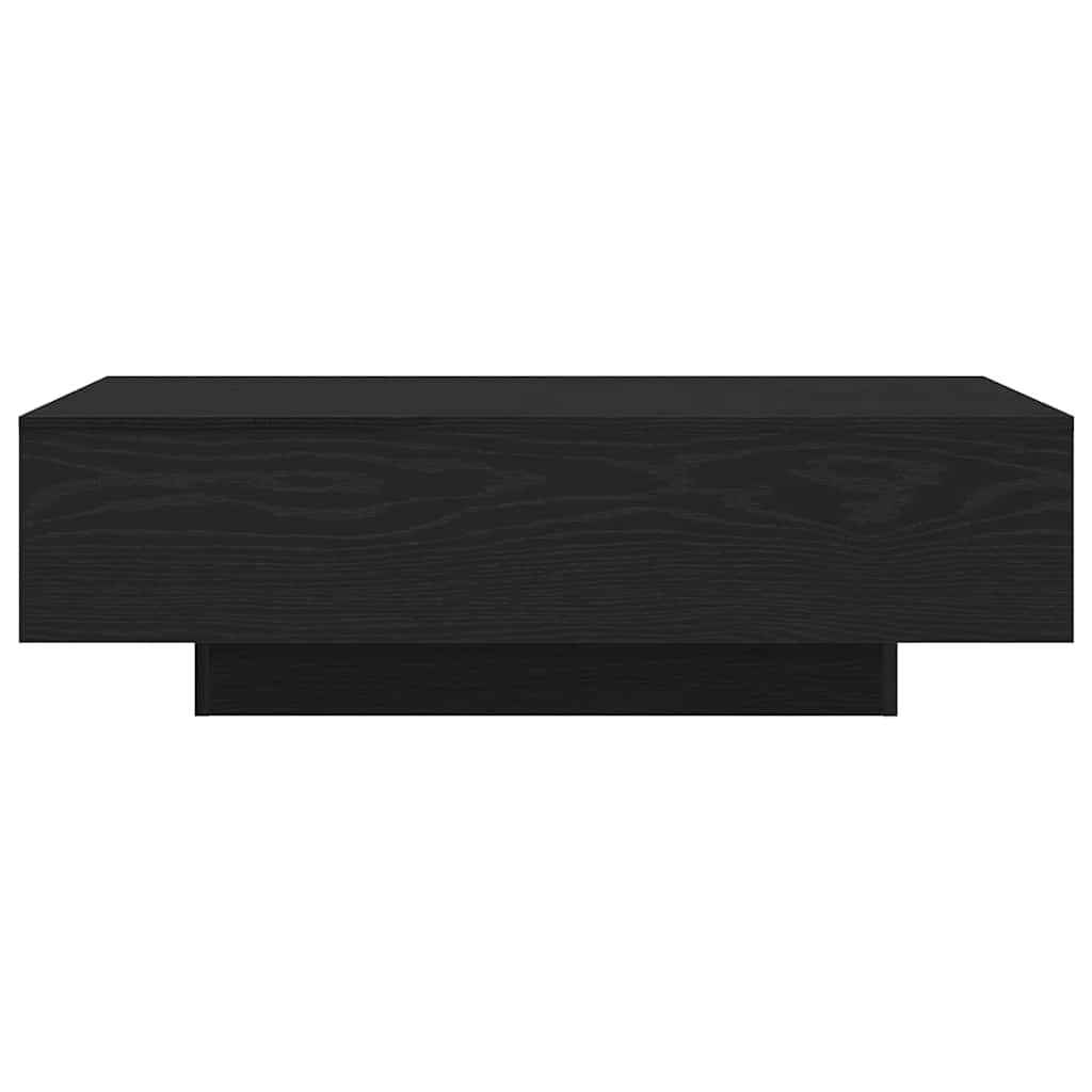 vidaXL Coffee Table Black Oak 100 x 49.5 x 31 cm Engineered Wood