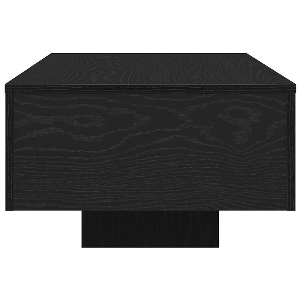 vidaXL Coffee Table Black Oak 100 x 49.5 x 31 cm Engineered Wood