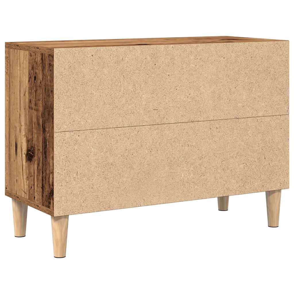 vidaXL TV Cabinet Old wood 69.5 x 30 x 50 cm Engineered Wood