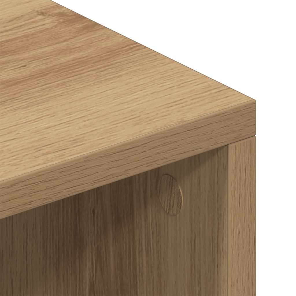 vidaXL TV Cabinet 69.5 x 30 x 50 cm Artisian oak Engineered Wood