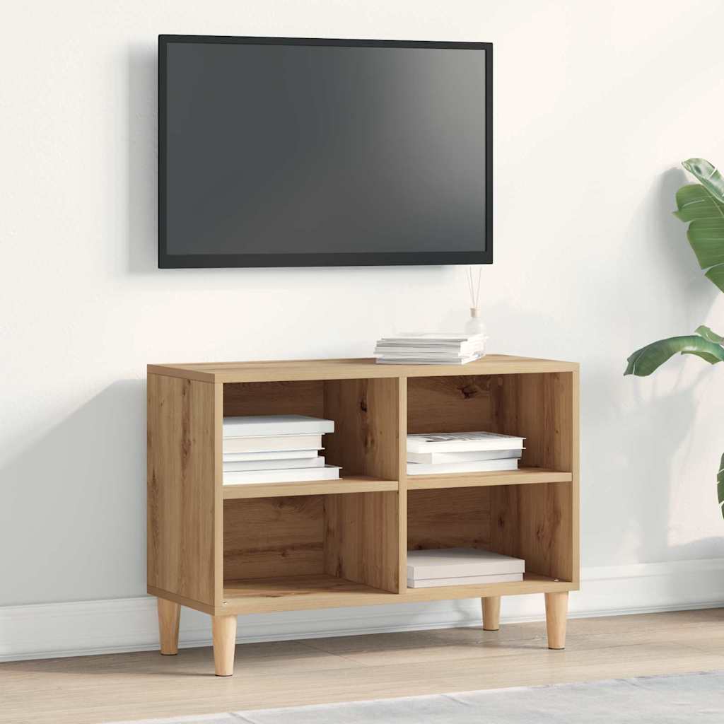 vidaXL TV Cabinet 69.5 x 30 x 50 cm Artisian oak Engineered Wood