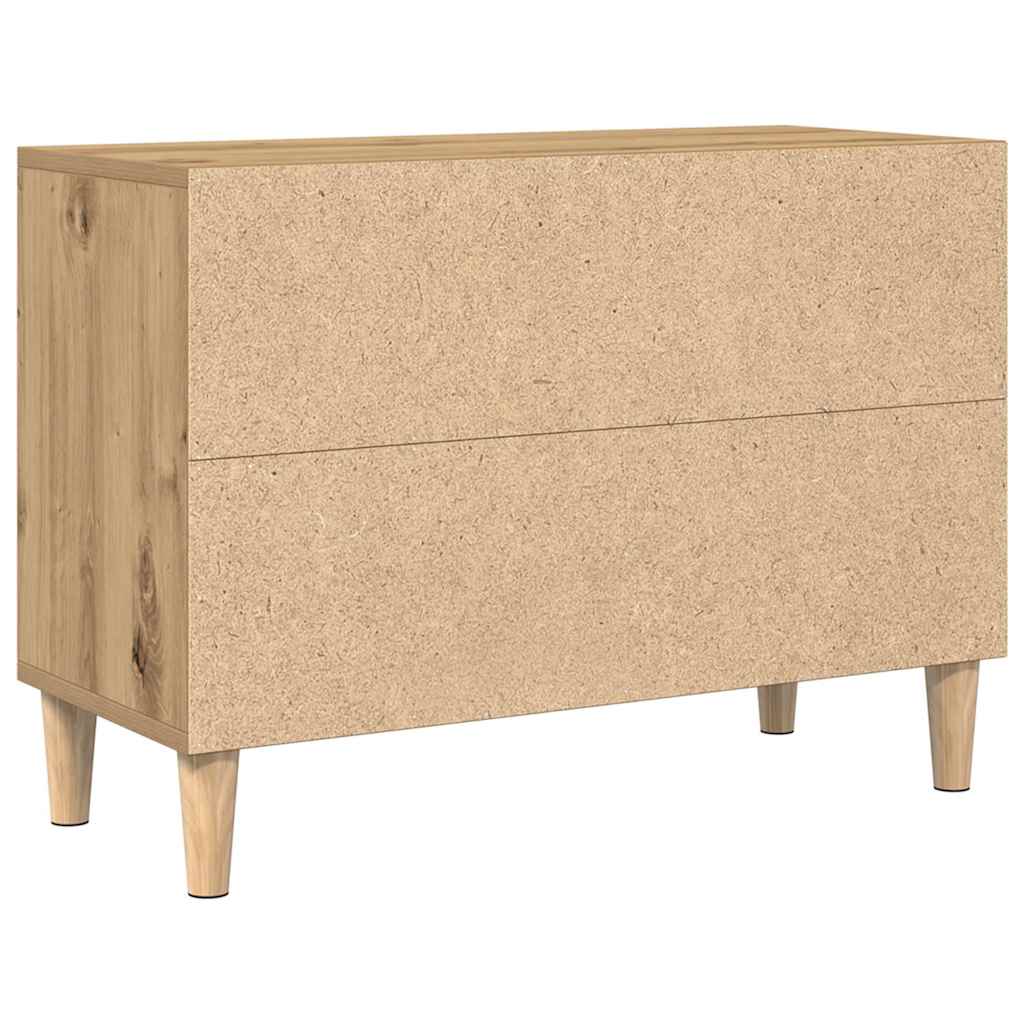 vidaXL TV Cabinet 69.5 x 30 x 50 cm Artisian oak Engineered Wood