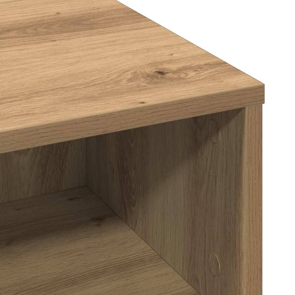 vidaXL Coffee Table Artisan Oak 60 x 60 x 30 cm