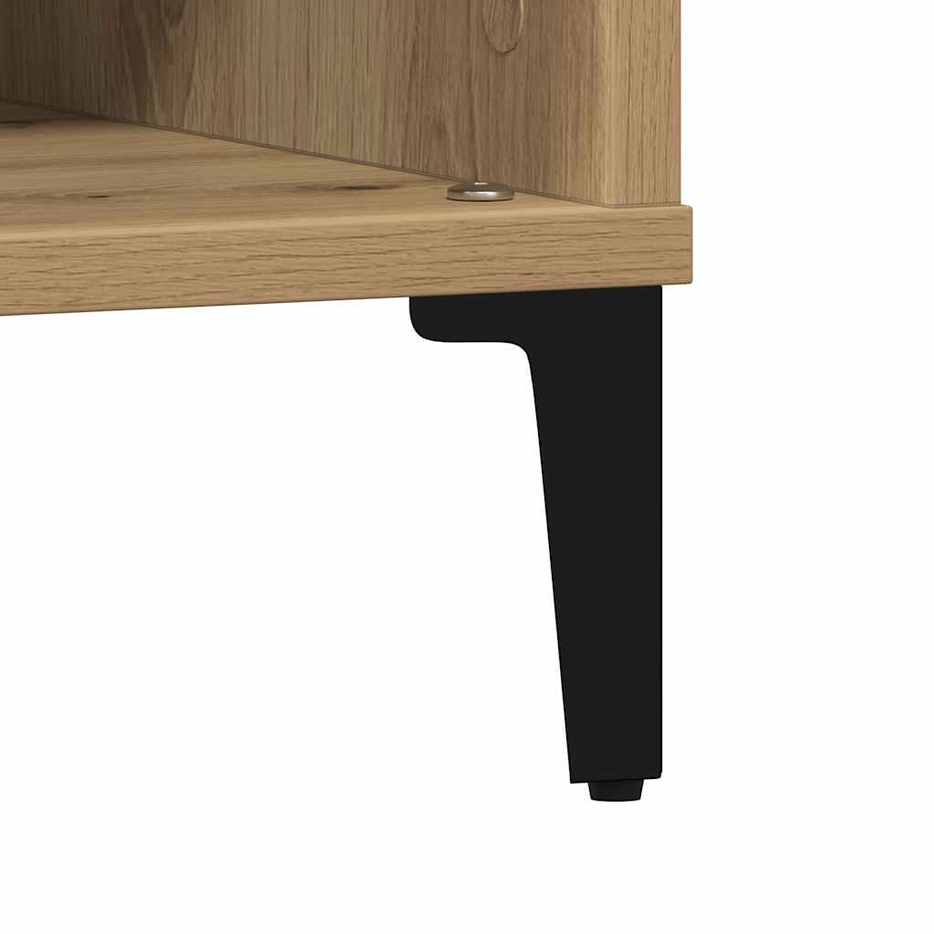 vidaXL Coffee Table Artisan Oak 60 x 60 x 30 cm