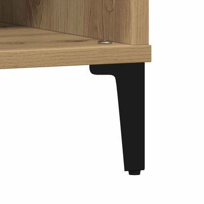 vidaXL Coffee Table Artisan Oak 60 x 60 x 30 cm