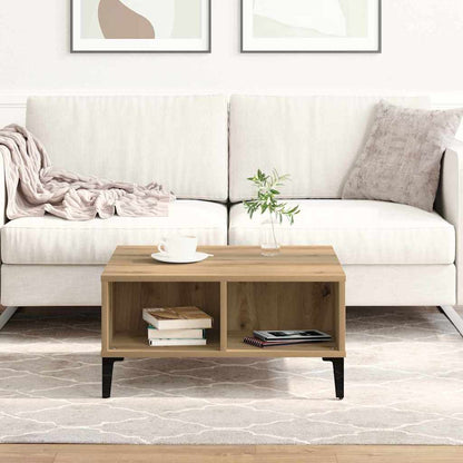vidaXL Coffee Table Artisan Oak 60 x 60 x 30 cm