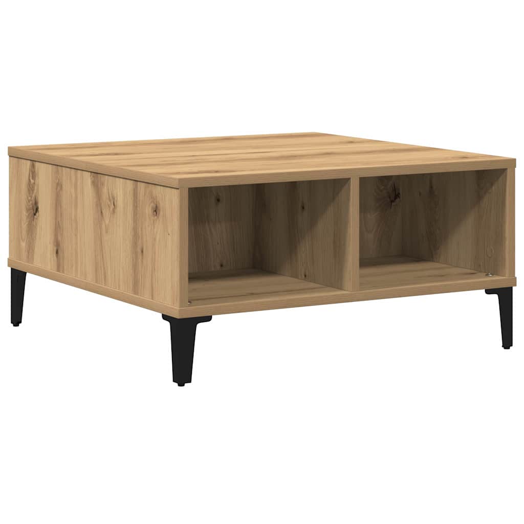 vidaXL Coffee Table Artisan Oak 60 x 60 x 30 cm