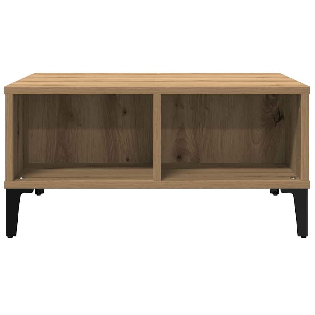 vidaXL Coffee Table Artisan Oak 60 x 60 x 30 cm