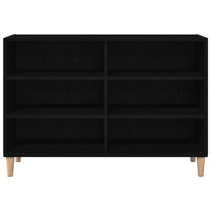 vidaXL Sideboard Black Oak 103.5 x 35 x 70 cm Engineered Wood