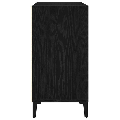 vidaXL Sideboard Black Oak 103.5 x 35 x 70 cm Engineered Wood