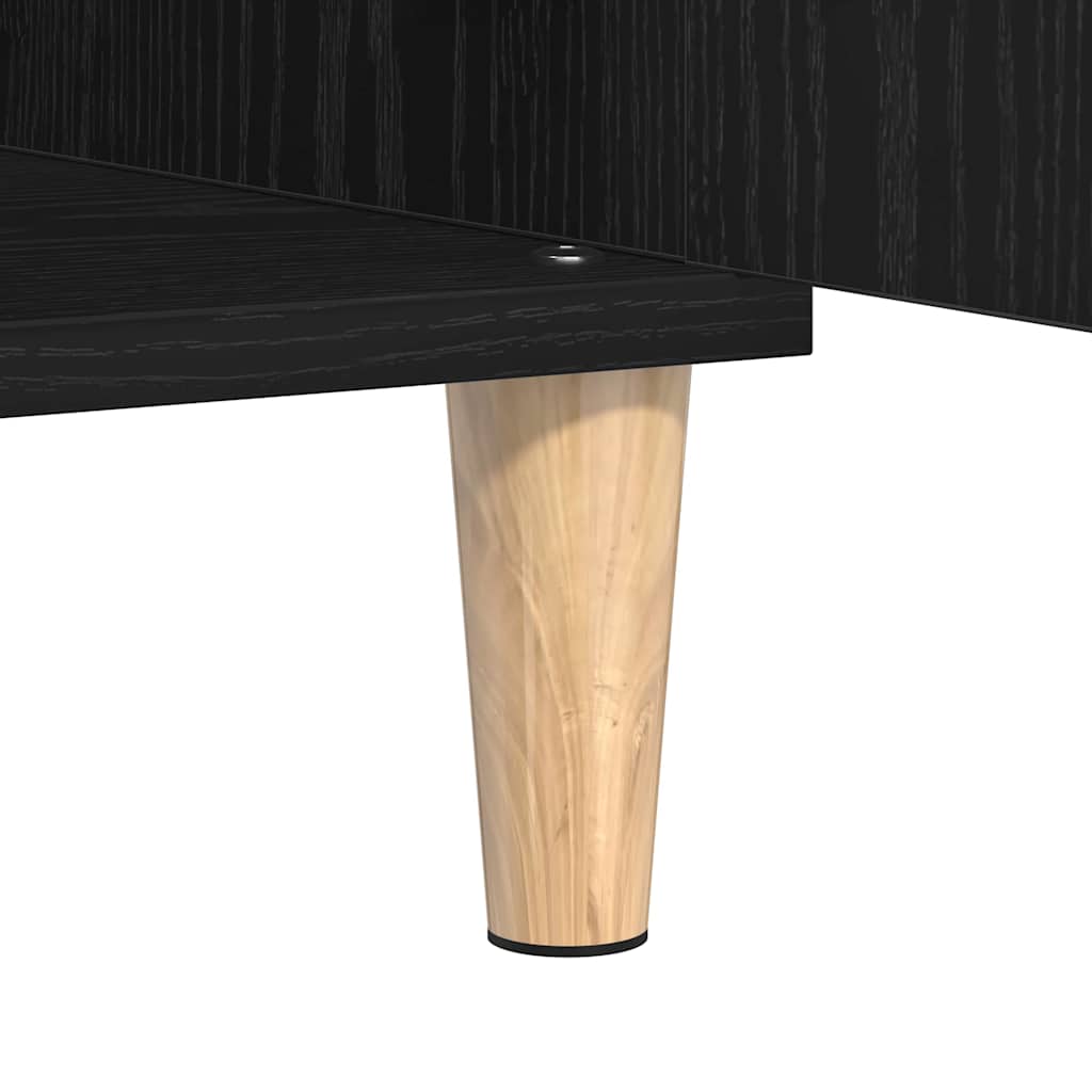 vidaXL Sideboard Black Oak 60 x 35 x 70 cm Engineered Wood