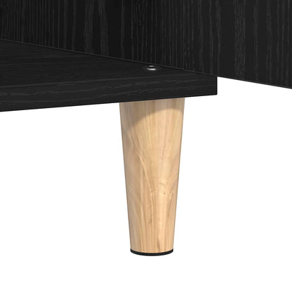 vidaXL Sideboard Black Oak 60 x 35 x 70 cm Engineered Wood