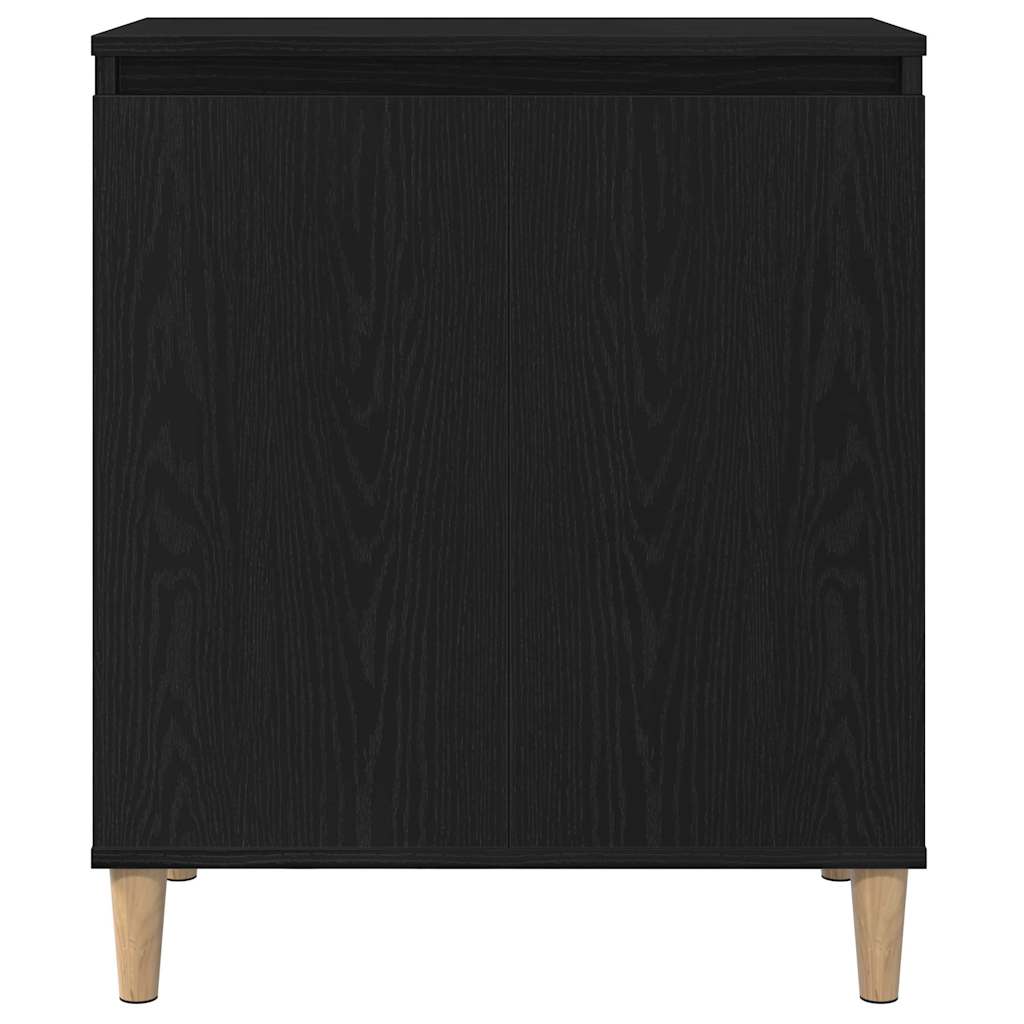 vidaXL Sideboard Black Oak 60 x 35 x 70 cm Engineered Wood