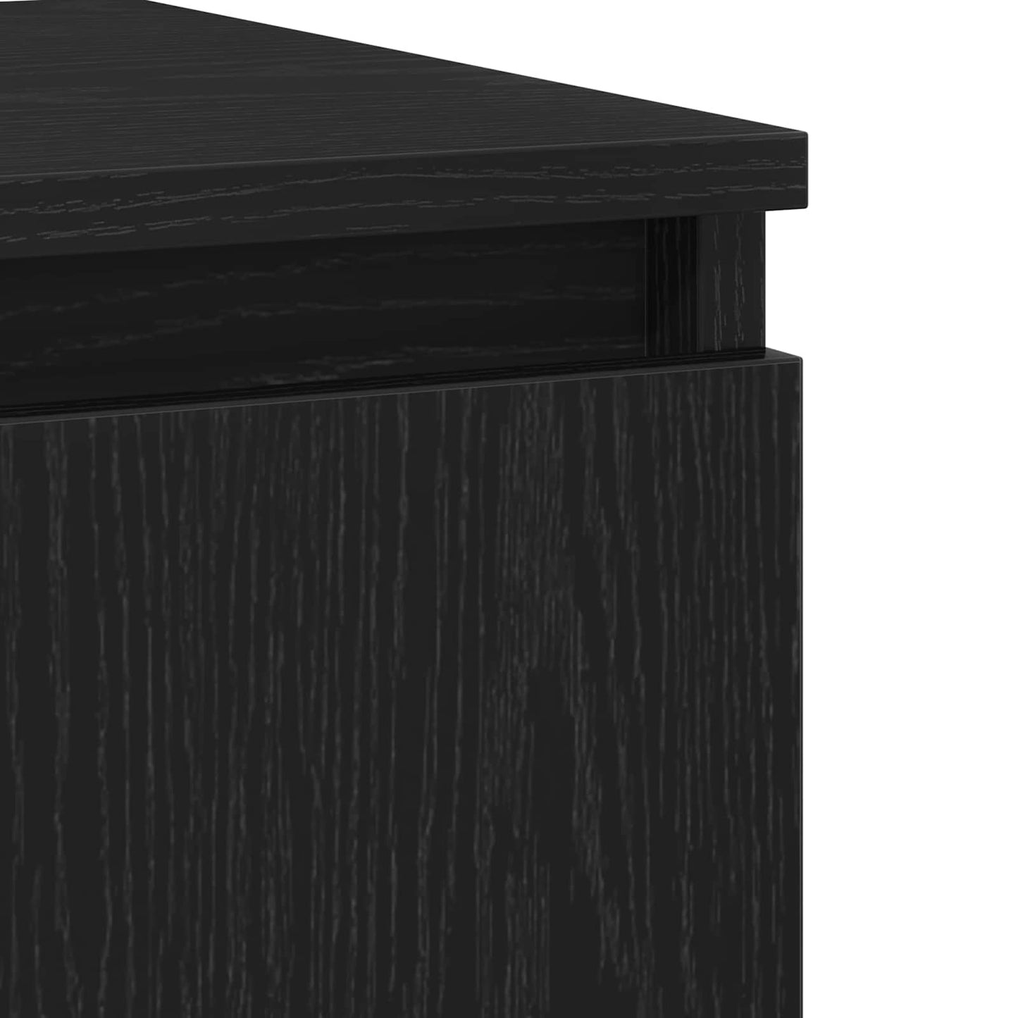 vidaXL Sideboard Black Oak 60 x 35 x 70 cm Engineered Wood