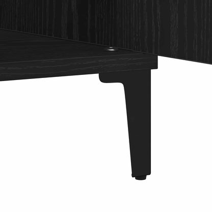 vidaXL Sideboard Black Oak 60 x 35 x 70 cm Engineered Wood