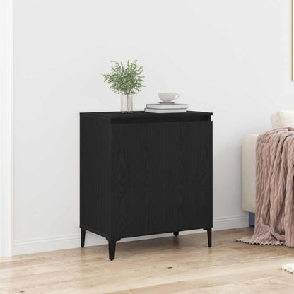 vidaXL Sideboard Black Oak 60 x 35 x 70 cm Engineered Wood