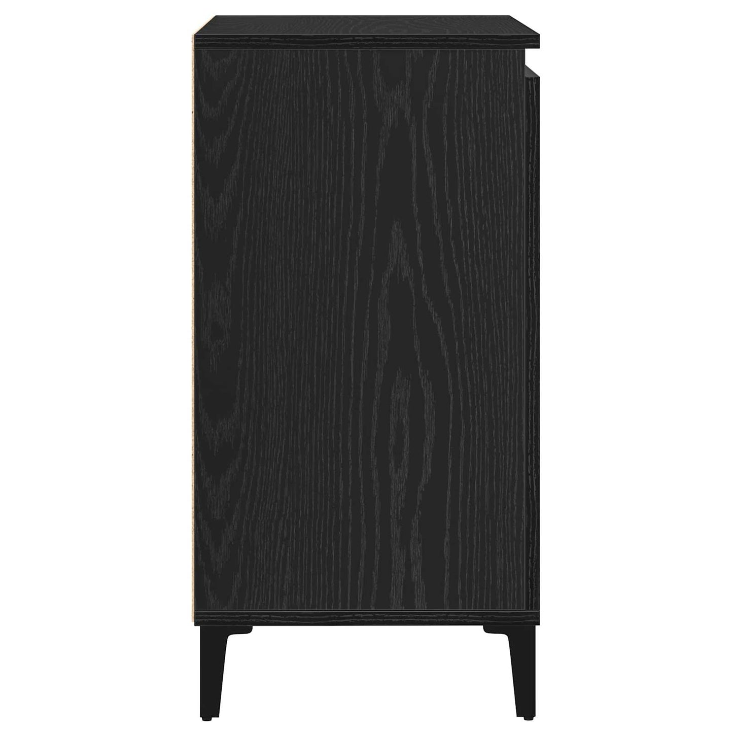 vidaXL Sideboard Black Oak 60 x 35 x 70 cm Engineered Wood