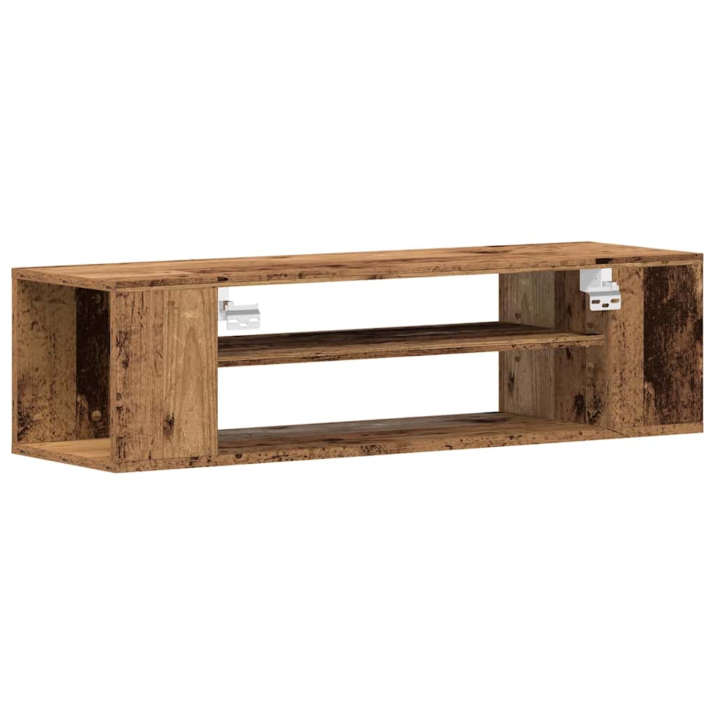 vidaXL TV Cabinet Old wood 100 x 30 x 26.5 cm Engineered Wood