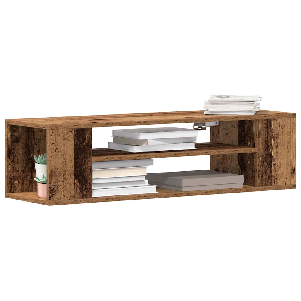 vidaXL TV Cabinet Old wood 100 x 30 x 26.5 cm Engineered Wood