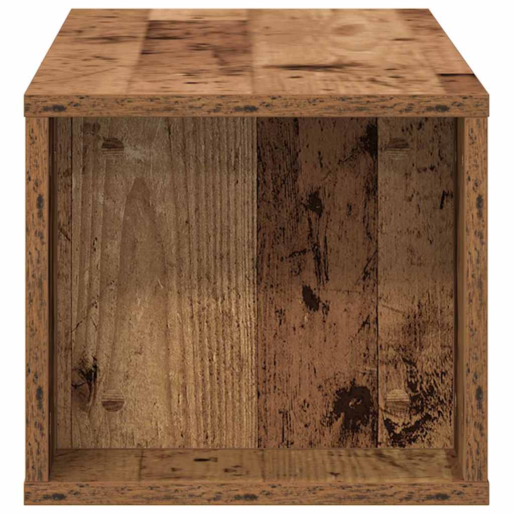 vidaXL TV Cabinet Old wood 100 x 30 x 26.5 cm Engineered Wood