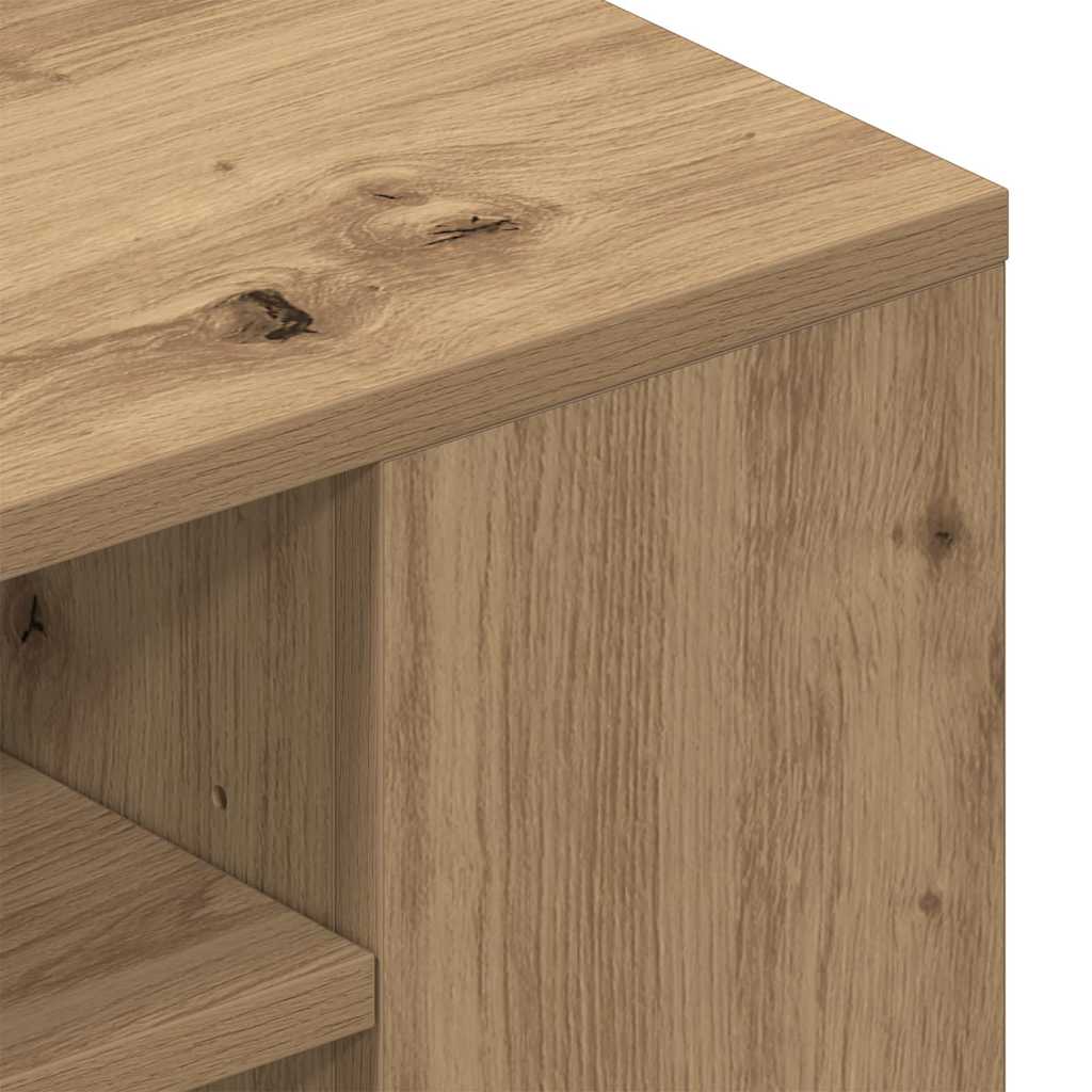 vidaXL TV Cabinet 100 x 30 x 26.5 cm Artisian oak Engineered Wood