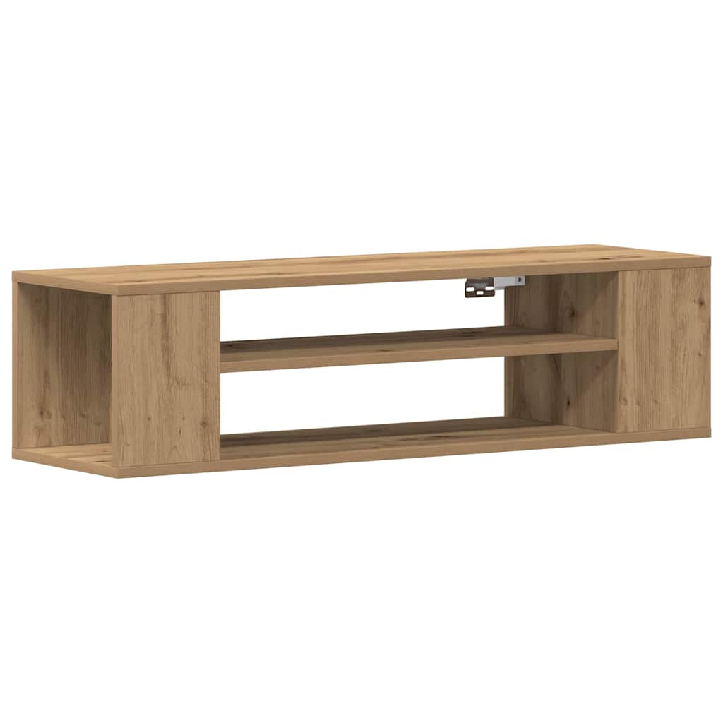 vidaXL TV Cabinet 100 x 30 x 26.5 cm Artisian oak Engineered Wood