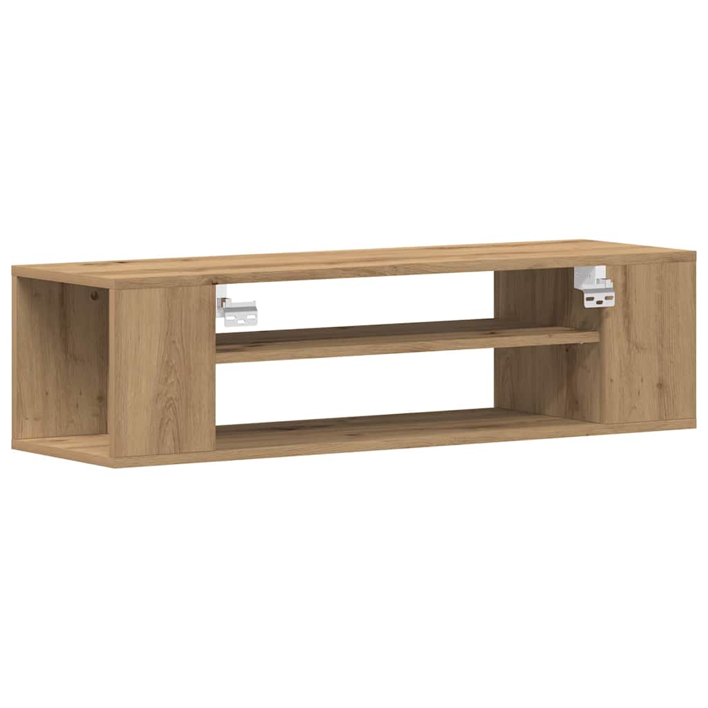 vidaXL TV Cabinet 100 x 30 x 26.5 cm Artisian oak Engineered Wood