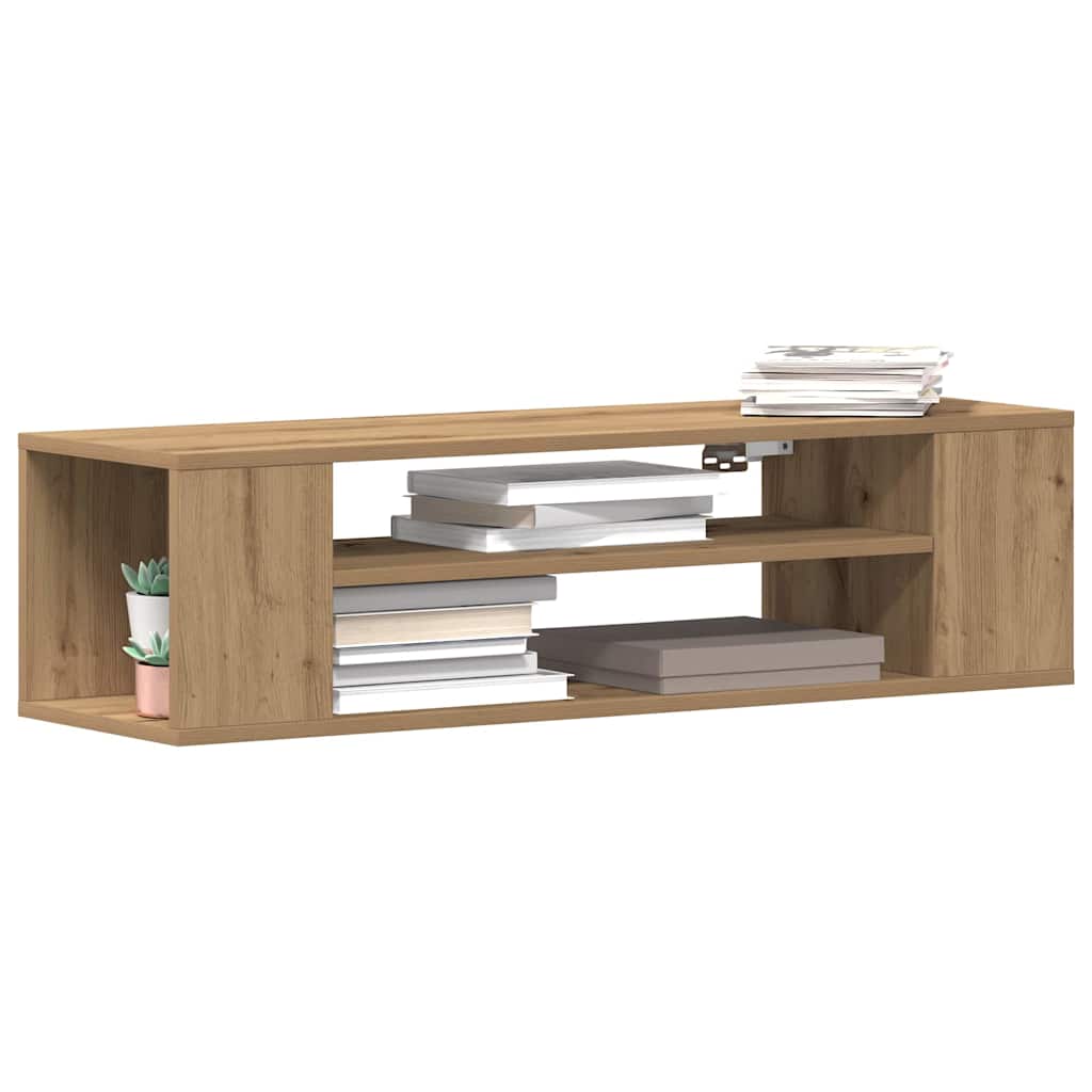 vidaXL TV Cabinet 100 x 30 x 26.5 cm Artisian oak Engineered Wood