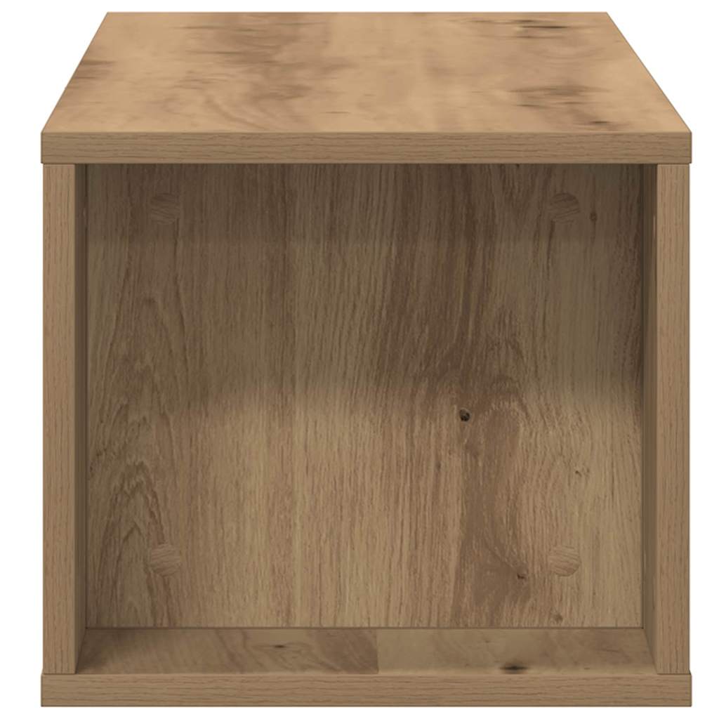 vidaXL TV Cabinet 100 x 30 x 26.5 cm Artisian oak Engineered Wood