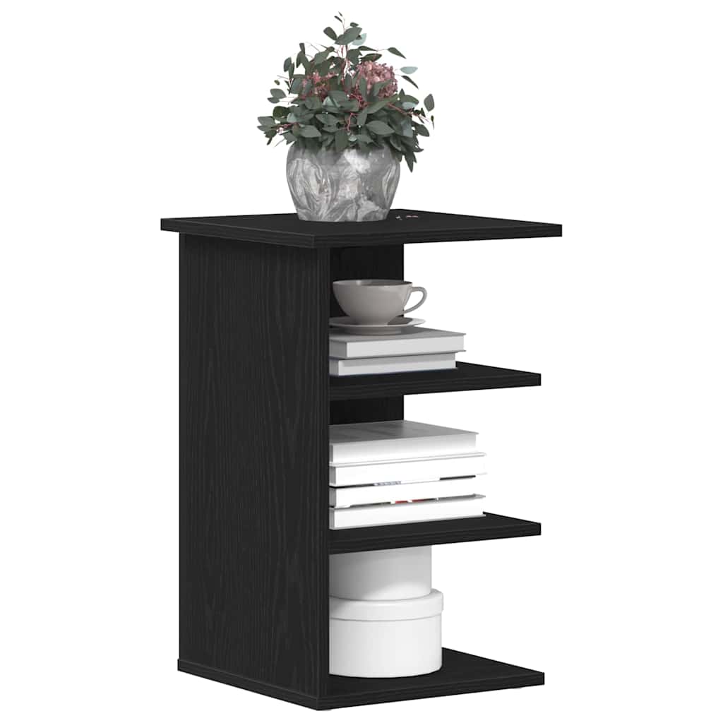 vidaXL Side Cabinet Black Oak 35 x 35 x 55 cm Engineered Wood