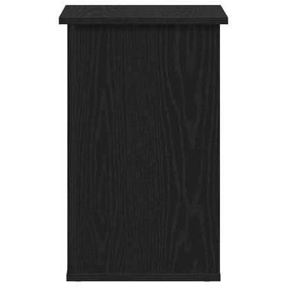 vidaXL Side Cabinet Black Oak 35 x 35 x 55 cm Engineered Wood