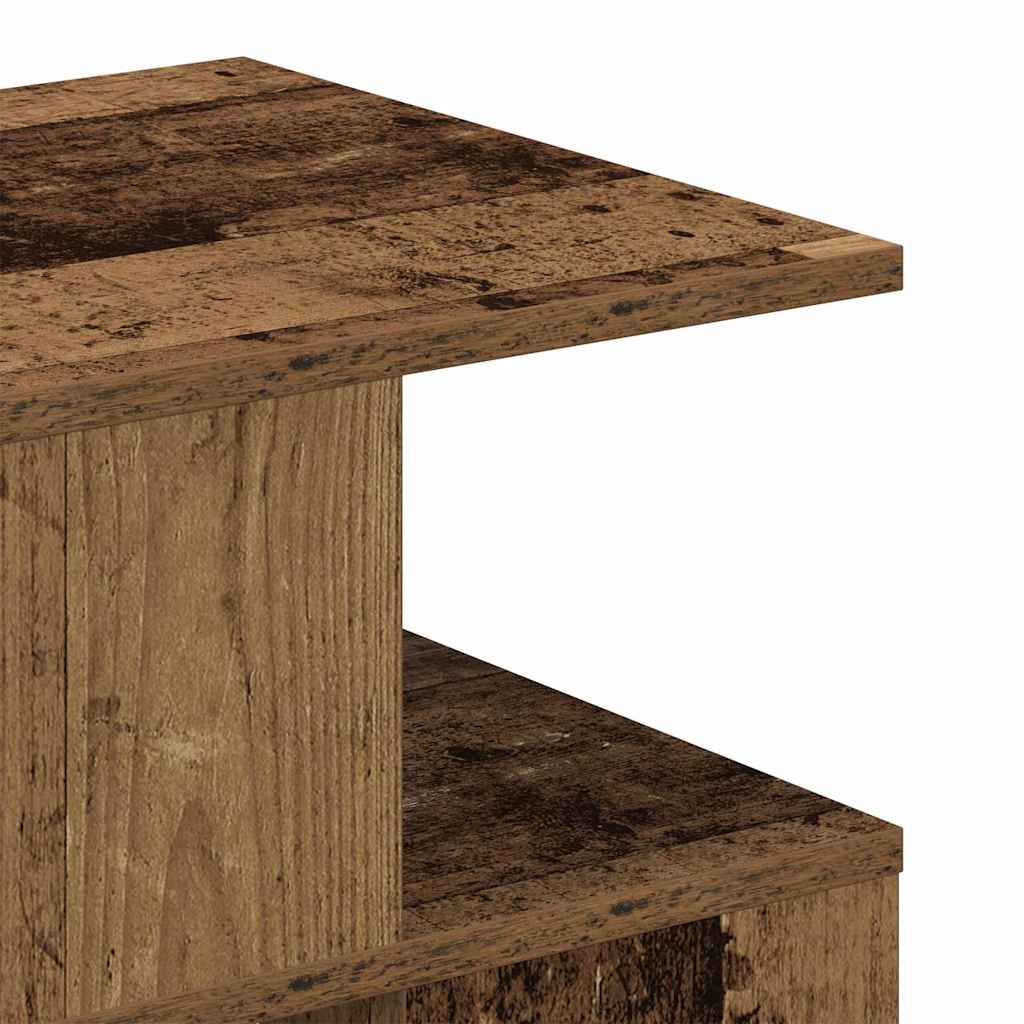 vidaXL Side Table Old Wood 40 x 40 x 40 cm Engineered Wood