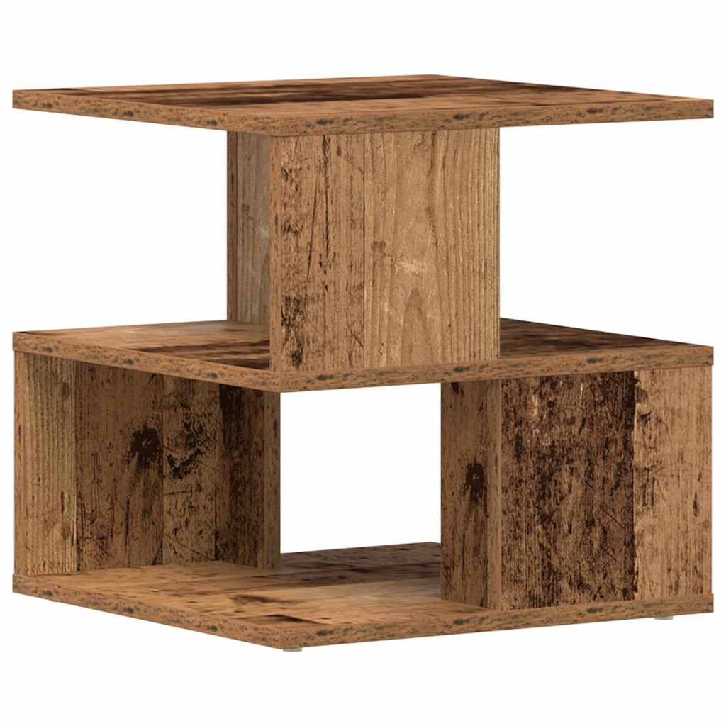 vidaXL Side Table Old Wood 40 x 40 x 40 cm Engineered Wood