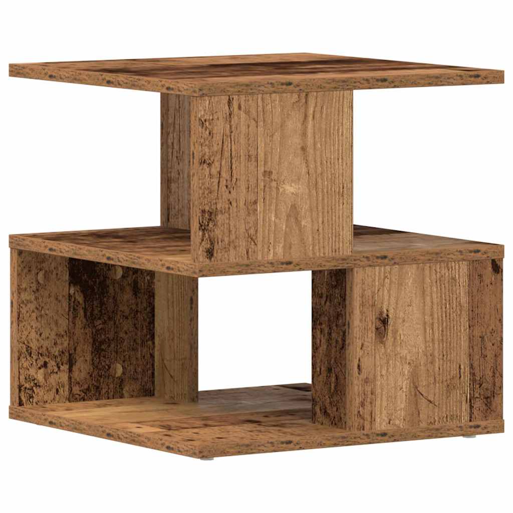 vidaXL Side Table Old Wood 40 x 40 x 40 cm Engineered Wood