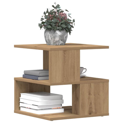vidaXL Side Table Artisan Oak 40 x 40 x 40 cm Engineered Wood