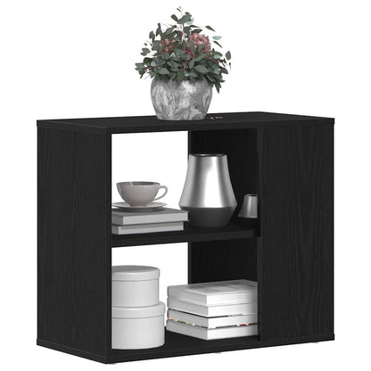 vidaXL Sideboard Black Oak 60 x 30 x 50 cm Engineered Wood