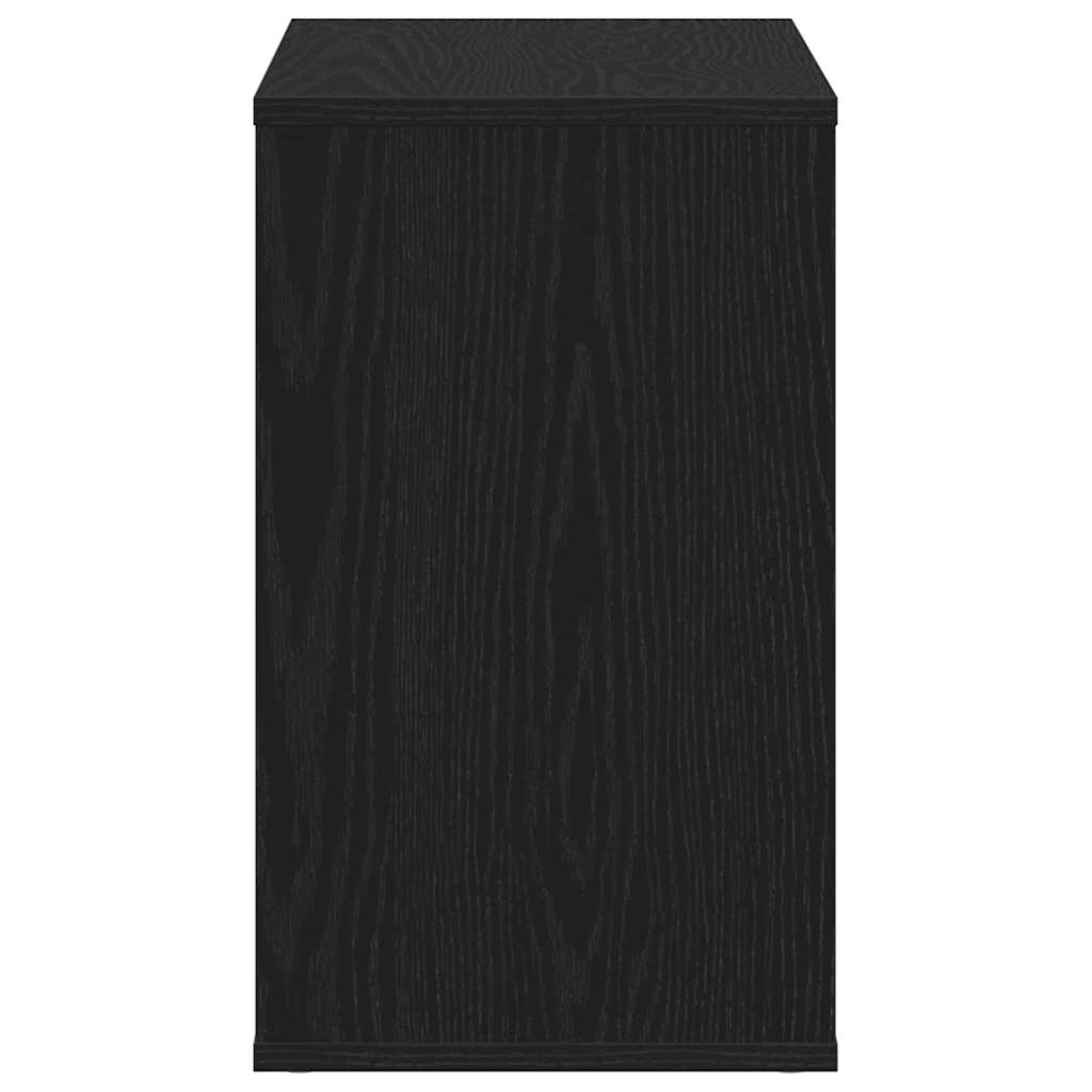vidaXL Sideboard Black Oak 60 x 30 x 50 cm Engineered Wood