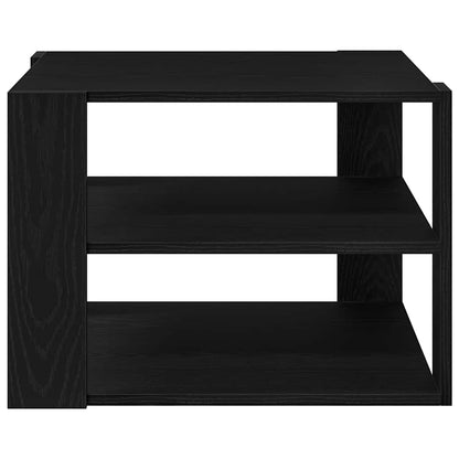 vidaXL Coffee Table Black Oak 58 x 58 x 40 cm Engineered Wood