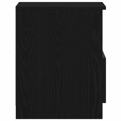 vidaXL Bedside Cabinet Black Oak 40 x 40 x 50 cm Engineered Wood
