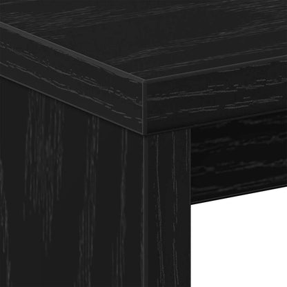 vidaXL Bedside Cabinet Black Oak 40 x 30 x 40 cm Engineered Wood