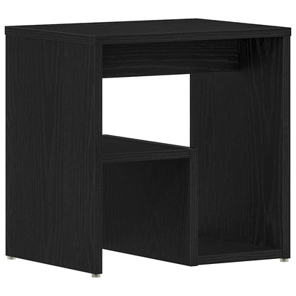 vidaXL Bedside Cabinet Black Oak 40 x 30 x 40 cm Engineered Wood