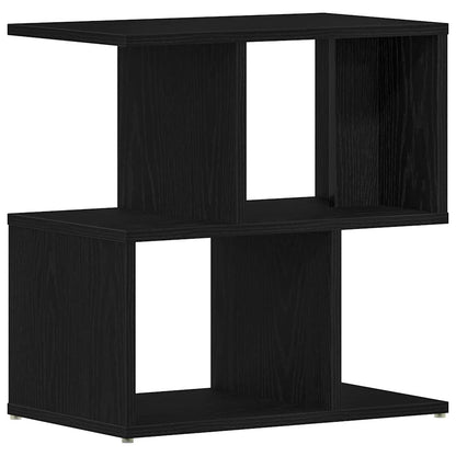 vidaXL Bedside Cabinet Black Oak 50 x 30 x 51,5 cm Engineered Wood