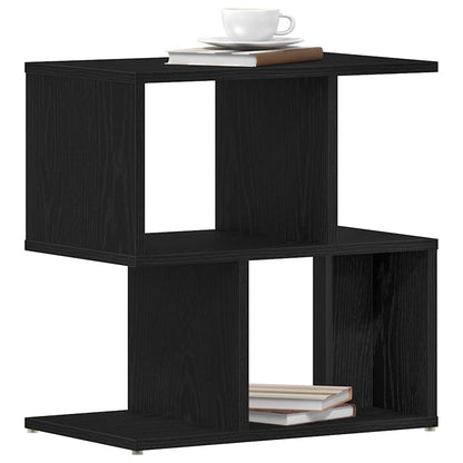 vidaXL Bedside Cabinet Black Oak 50 x 30 x 51,5 cm Engineered Wood