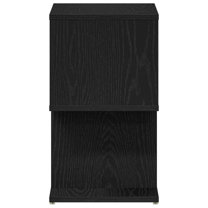 vidaXL Bedside Cabinet Black Oak 50 x 30 x 51,5 cm Engineered Wood