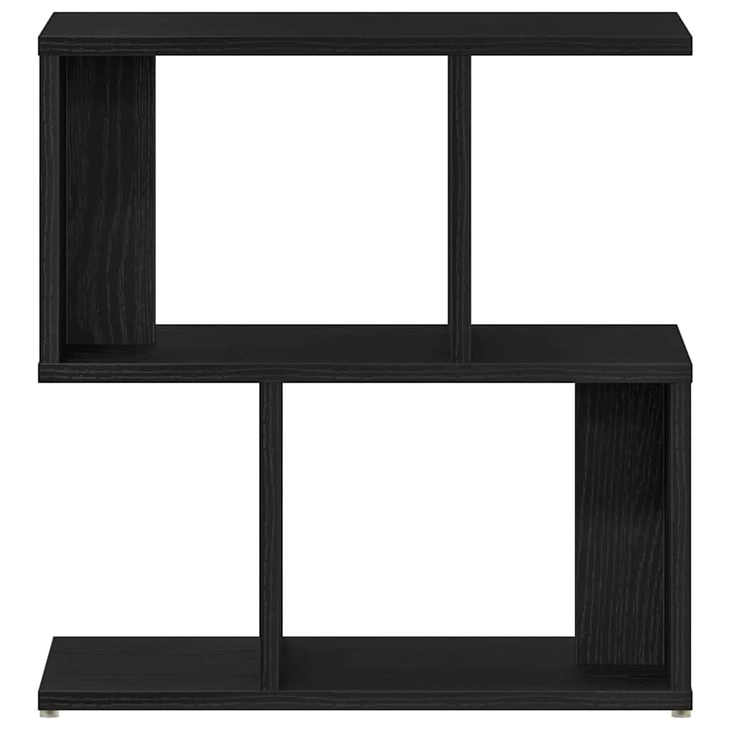 vidaXL Bedside Cabinet 2 pcs Black Oak 50 x 30 x 51,5 cm