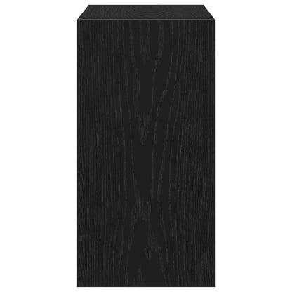 vidaXL Side Table Black Oak 50 x 26 x 50 cm Engineered Wood