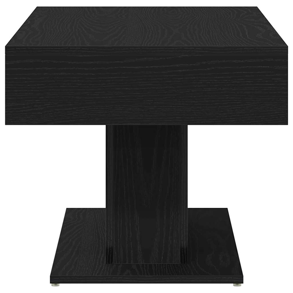 vidaXL Coffee Table Black Oak 96 x 50 x 45 cm Engineered Wood