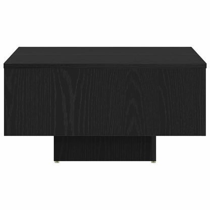 vidaXL Coffee Table Black oak 60 x 60 x 31.5 cm Engineered wood